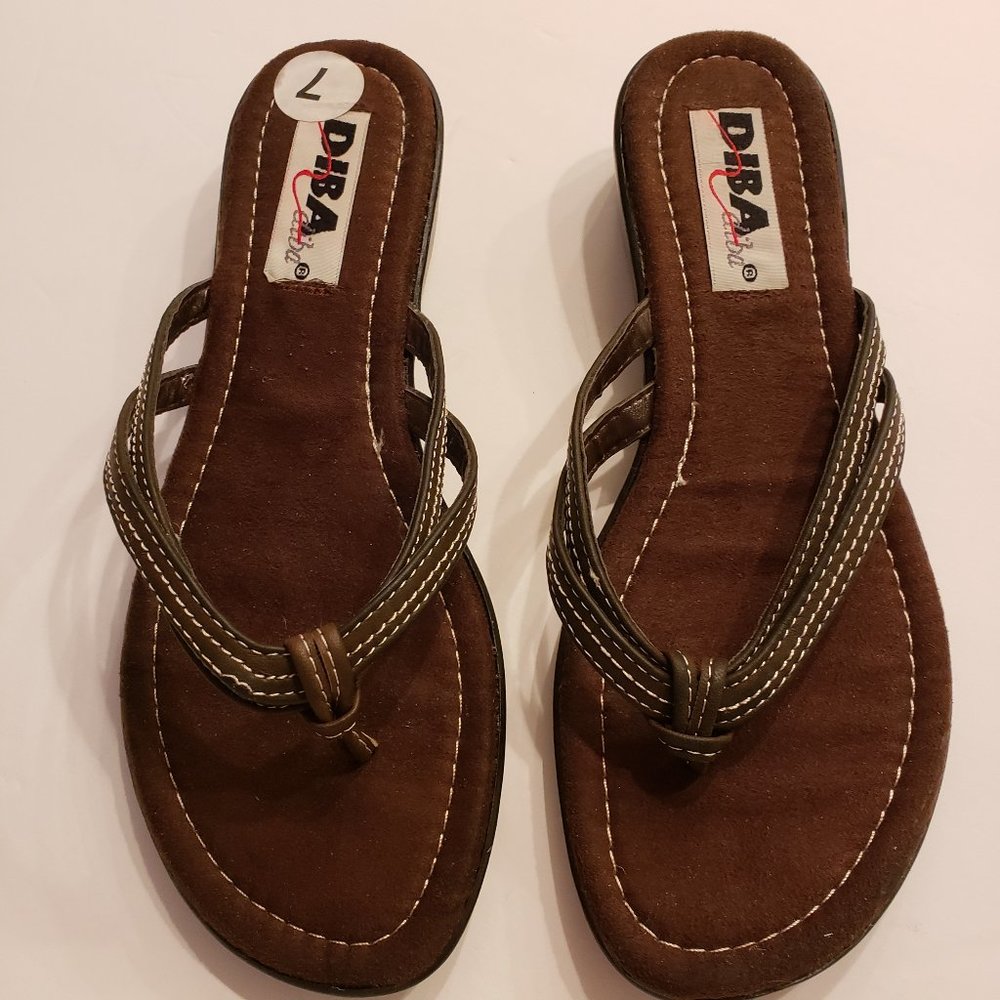 Diba Thong Double Strap Sandals - Picture 3 of 11